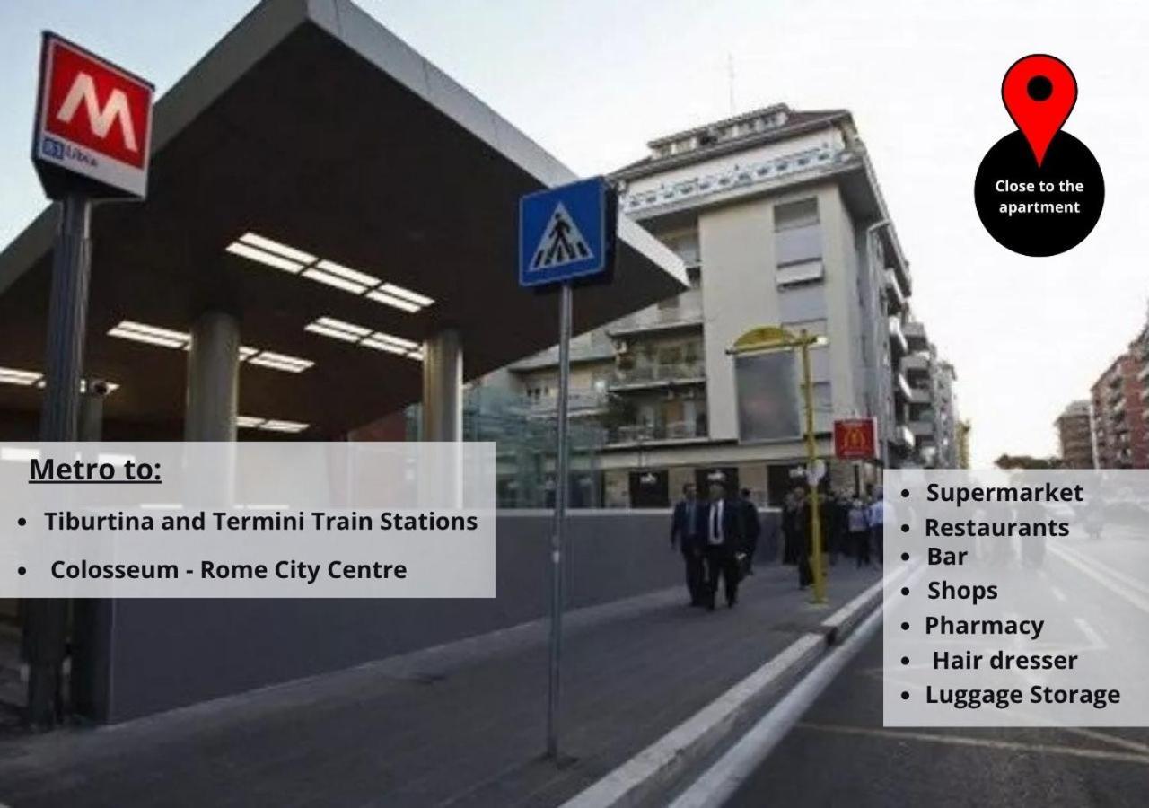 Golden Essence - Terrace & Metro Appartamento Roma
